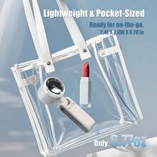 Portable Handheld Turbo Fan, 5 Gear Wind, Battery Operated, Up To 12 Working Hours, 3 IN 1 Hand Fan With Air Turbo Tech Cooling Fans For Outdoor Activities, Travel, Beach (Green) - trắng - Xem 7