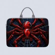 [1pc Laptop Bag]Spiders Print Notebook Laptop Bag, Briefcase Fabric Cover Suitable For 14-Inch Laptops, Soft Laptop Sleeve, Briefcase Tablet Sleeve, Laptop Zipper Case, Fixed Laptop Bag - Multicolor - View 8