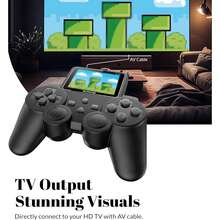 1pc 520-In-1 Retro Handheld Game Console - Controller Game Player, Built-In Classic Arcade Games - Gamepad Game Machine, With AV TV Output Interface - Multicolor - View 6