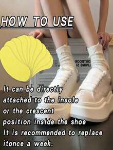 10/20/30/40/50pcs Shoe Deodorizing Fragrance Stickers, Eliminates Odors & Provides Long-Lasting Fresh Scent, Suitable For All Shoe Types, Essential For Travel And Daily UseInsulation,Galentines,Puppy,Carnival,Decoración Para Fiestas - 彩色 - 查看 7