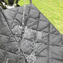 Electric Scooter Windshield Cover, Detachable & Thickened, Double-Sided, Fleece Lining, Suitable For Small Electric Bicycles In Autumn/Winter - Double-sided Fabric - View 3