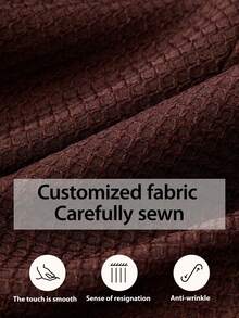 Men's Suit Shawl Lapel Double-Breasted Blazer & Pant Set - Formal 2-Piece Tuxedo With Wafer Knit Texture For Weddings & Black Tie Events - Cà phê nâu - Xem 2