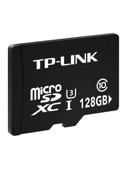 tp-link High-Durability Surveillance TF Card, Supports Continuous Recording Around The Clock, Wide-Temperature Operating Range, Shock-Resistant Design, Balanced Read/Write Speeds For Longer Lifespan, Compatible With Mainstream Camera Brands. TL-SD128L