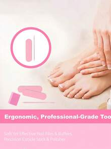 15/5/3/1件装一次性迷你指甲锉套装，指甲修剪抛光工具套装，用于美甲打磨、抛光、打磨，专业美甲套装，适合美甲沙龙或家庭使用，美甲工具，美甲辅助工具 - 彩色 - 查看 3