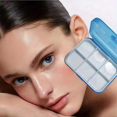 6 piezas de cintas para orejas con cortes de lóbulo de la oreja, diseñadas para rostros en forma de V para crear un efecto de línea en V. Adecuado para maquillaje diario, fiestas, bodas, compras, citas, galas, eventos de equipo, festivales y talla grande