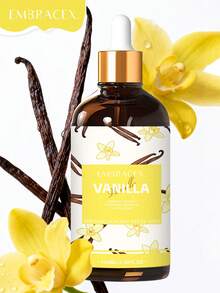 EMBRACEX. 100ml Vanilla Essential Oil - Suitable For Aroma Diffuser, Aromatherapy And DIY Candle Making, Long-Lasting Fragrance, Natural Home Fragrance, Can Be Used As Aroma Diffuser Refill And Air Freshener Spray, With Dropper, Gift Box Set - Vanilla - View 2