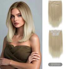 Bộ 4 phụ kiện tóc thẳng tối giản và đa năng - Dark Brown - Xem 4
