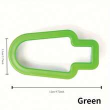 1pc Stainless Steel Watermelon Slicer And Ice Pop Mold - Simple Manual Fruit Slicer With Green Handle, No Electricity Needed, Ideal For Summer Snacks And Parties, Food- Design, Watermelon Slicer And Chopper, Party Snack Prep, Easy To Clean Material - Multicolor - View 10