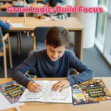 经典数独谜题书，分级挑战，大尺寸清晰网格，附带答案页，提升逻辑思维和专注力 - 聰明頭腦數獨挑戰 - 查看 8