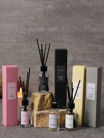 1 Set Diffusore di oli essenziali creativo senza fiamma da 30ml, può essere utilizzato come deodorante per l'aria, eliminatore di odori per il bagno, repellente per zanzare, aromaterapia, profumazione per la casa, diffusore, regalo, decorazione per la casa, regalo di Natale