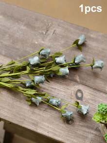 1/2支人造多头玫瑰，18.7英寸泡沫玫瑰花束，适用于室内/室外装饰、餐桌摆饰、婚礼装饰、插花、房间/家居装饰、花园装饰、情人节派对装饰 - 彩色 - 查看 15