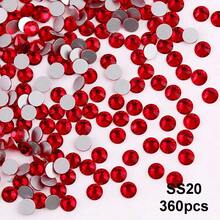 SS6 2MM-SS30 6.4MM, 7 Sizes, Non-Hot Fix, Adhesive Round Flat Bottom Glass Crystal Rhinestones, Multi-Color Crystal Gemstone Jewelry Beads DIY Glass Stone Diamond Design Accessories, Glitter Nail Art Stickers Decoration, Suitable For Phone Cases, Clothes, Bags, Shoes, Crafts - Multicolor - View 34