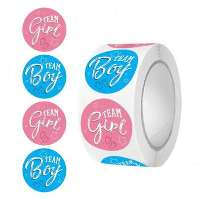 A 2.5cm Detachable Waterproof Round Happy Festival Label For Boys And Girls