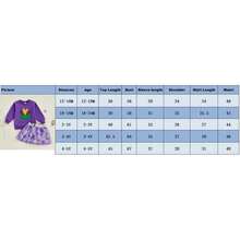 2Pcs/ Set Toddler Girl Mardi Gras Outfit Crewneck Sweatshirt Tutu Skirts Set 2 Piece Cute Little Girl Clothes. Kids Carnival Clothes 1-5Years (Purple) - 寶藍色 - 查看 5