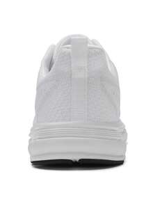 Giày thể thao nam dệt kim, giày chạy bộ nhẹ và thoáng khí. - trắng - Xem 5