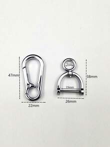 Llavero de metal para coche, llavero de aleación de metal duradero adecuado para llaves de coche - Diseño minimalista, anillo , llavero duradero y de moda ideal para hombres y entusiastas del automóvil - Idea de regalo perfecta, llavero de coche, organizador de llaves, accesorio elegante, superficie pulida - Multicolor - Ver 6