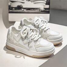 Women's Board Shoes New Fashion Small White Shoes Women's Shoes All Match Low-Top Casual Shoes - 白色 - 查看 2