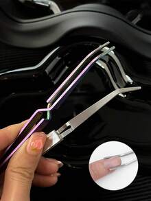 多功能指甲修型夹、水晶指甲修型钳、指甲延长钳、UV凝胶指甲修型钳 - 彩色 - 查看 4