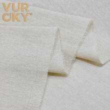 50*150cm Large Size Pre-Cut Embroidered Fabric, Suitable For Sewing, Cross-Stitch And Garment Making, Vintage Style Fine Linen Material, Solid Color Handmade Cloth, Applicable For Tablecloths, Potted Plant Decor And DIY Handicraft Projects - Multicolor - View 6