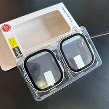 2个装手表保护壳，带屏幕保护膜，适用于 Ultra 3/2/1 49mm，内置钢化玻璃膜，高灵敏度，超清晰，高硬度 - 2個鈦色 - 查看 7