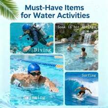 2PCS Blue & Pink Waterproof Phone Pouch, Touchscreen Camera Storage Hanging Bag, Waterproof Jacket For Water Sports, Extra Waterproof Phone Case, Summer Vacation Beach Travel Swimming Pool Sports Bag, Sports & Fitness Travel Bag, Unisex Travel Essential Durable Swimming Bag, Beach & Swimming Bag - 藍色+粉紅色 - 查看 3