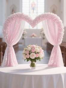 1pc Premium Starry Sky Shimmery Soft Tulle Fabric, Suitable For Wedding, Party, Dress, Gift Box Packaging, DIY - A - View 3