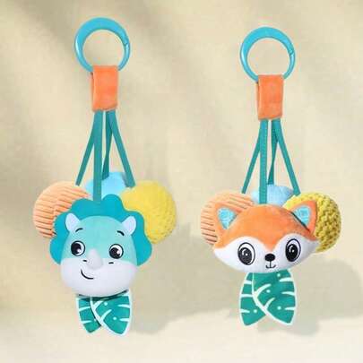 Đồ chơi cho trẻ sơ sinh, thích hợp cho xe đẩy, mặt dây chuyền hình ô tô nhồi bông, lục lạc cho bé, đồ chơi cảm giác, thích hợp cho cũi, đồ trang trí treo nôi, quà tặng lý tưởng cho bé trai và bé gái, quà Giáng sinh và sinh nhật, bóng treo xe đẩy em bé, thích hợp cho trẻ sơ sinh từ 0 tháng tuổi trở lên, nhà sản xuất búp bê.