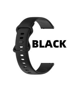 一款通用快拆硅胶表带（三种接口尺寸：18mm、20mm 和 22mm），采用硅胶材质，柔软亲肤，防水易清洁，快拆接口，更换方便快捷，多种颜色可选，男女皆宜。 - 18mm - 查看 20