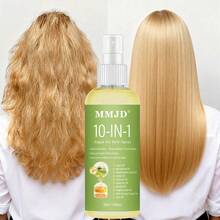 50ml Morocco Oil Leave-In Hair Mist, 10-In-1 Instant Smoothing Effect. Moisturizing & Softening, Suitable For Dry, Oily & All Hair Types. One Spray & Comb, Leaves Hair Soft & Glossy. For Dry/Permed Hair, 72Hr Long-Lasting Fragrance. Multi-Purpose, Quick Absorbing, Meets Various Hair Needs, Leaving Hair Refreshed, Voluminous & Radiant. An Ideal Holiday Gift. - Lime Green - View 2