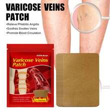 Vein Repair Patch Relieve Swelling And Pain Of Varicose Veins And Earthworm Leg Massage Active Care Patch - 1pcs - 查看 4