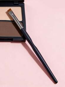 Eye Socket Nose Shadow Eye Contour Slanted Eyebrow Shadow Makeup Brush Soft Natural XGF Goat Hair Brush Flame Shape Makeup Brush Tool - Black - View 9