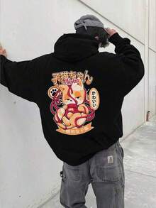 Men Outdoor Hoodies & Sweatshirts - Black - View 1