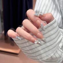 Press On False Nails - Baby Blue - View 4