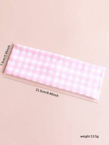 5/1pc Pink Valentine's Day Cute & Sweet Girl Pink Romantic Hairband, Heart & Bow Decor, High Return Rate Hair Accessories For Women Women Headband Elegant Head Scarf Casual Sweatband Fashion Women Bandana - Multicolor - View 3