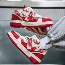 New Soft Sole Comfortable Casual Sports Shoes For Women - Đỏ - Xem 4