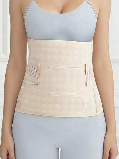 产后女性束腰带，可调节压力，支撑腹部和腰部，适合剖腹产和自然分娩恢复期