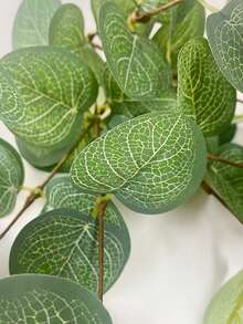 10pcs 23-Inch Artificial Green Eucalyptus Branches, Lifelike Fake Plant Leaves, Suitable For Wedding Bouquets, Vase Arrangements, Home/Office Greenery Decor, Valentine's Day, Mother's Day, Spring Decoration, Easter And More - Multicolor - View 6