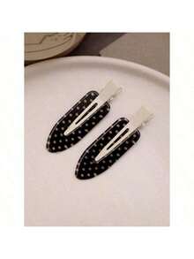 4pcs/Set Acetate Seamless Hairpin, Black & White, Acrylic Alligator Hair Clips, Cute Bangs & Hair Clips Accessories, Hair Accessories For Women, Hair Tools, Beauty Accessories, Curly Hair Accessories, Hair Accessory, Hair Accessories, Hair Accessories For Women,Fall,Travel, Hair Tools,Accessories Women, Hair Stuff,Fall,Hair,Hair Accessories,Hair Accessories For Women,Travel,Hair Accessory,Hair Accessories Women,Hair Tools,Hair Stuff,Stuff,Beauty Accessories - Multicolor - View 5