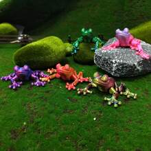 2026新款 - 1个3D打印青蛙摆件 - 动物毛绒玩具 - 独特的减压礼物 - 送朋友的礼物 - 收藏品 - 节日礼物 - 生日礼物 - 礼品 - 彩色 - 查看 4