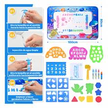 Tendencia100cm 23pzs Alfombra Grande De Dibujo Con Agua Niño JuguetesCalidad premium - 1 - Ver 6