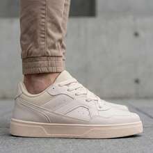 Men's Casual Tennis Shoes Original Comfortable And Durable - 灰白色 - 查看 2