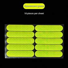AD Reflective Car Stickers, Helmet PET Reflective Stickers, Multi - Scene Warning Stickers, Motorcycle And Bicycle Reflective Strips - Helmet Reflective Stickers - View 17