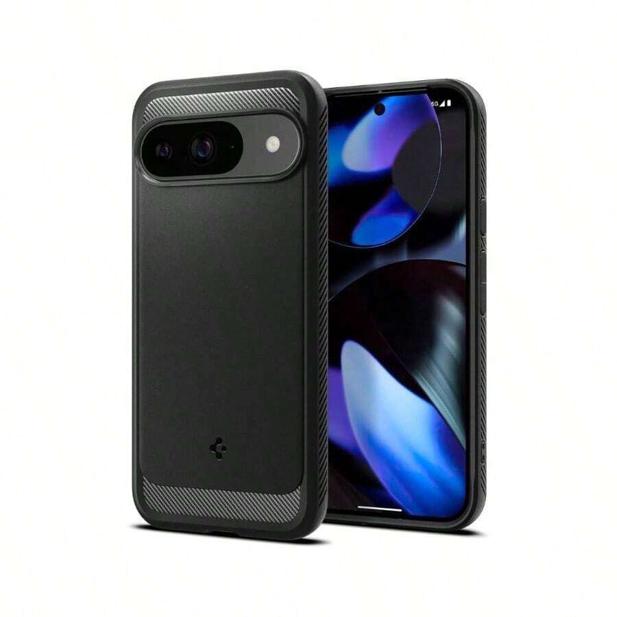 Funda Rugged Armor Compatible con Pixel 9 Case/Pixel 9 Pro Case 2024 Carcasa Dura Proteccin de Grado Militar - Negro Mate - Mate negro - Ver 1