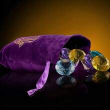 1 pieza 2 estilos Bolsa de almacenamiento de Tarot negra Bolsa de terciopelo con cordón Bolsas de regalo con pentagrama y fase lunar para Tarot, dados, tarjetas, joyería, bola de cristal, tarjetas de adivinación, Halloween - Tipo B - Ver 5