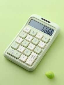 1pc Stylish Goddess-Inspired Dopamine Calculator, 8-Digit Dual Power Display, Soft Buttons, Powered By 1 AA Battery + Solar, Suitable For Portable Financial/Accounting Use,School Supplies,Back To School - Single Piece - View 15