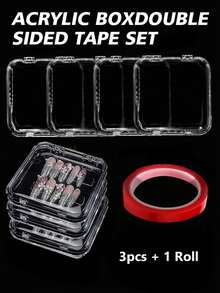 Hộp đựng móng tay giả dán hai mặt, hộp đựng móng tay giả bằng nhựa trong suốt, hộp trưng bày móng tay giả, hộp đựng móng trong suốt, hộp đựng móng giả, hộp trưng bày và sắp xếp móng tay giả dán trong suốt, giá trưng bày móng tay giả dán hai mặt, thích hợp cho móng tay giả dán. - Nhiều màu - Xem 10