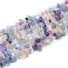 Natural Stone Crystal Garnet Lapis Chips Beads 1 Strand - Loose Gemstone Beads For DIY Bracelet Necklace Jewelry Making - Multicolor - View 15