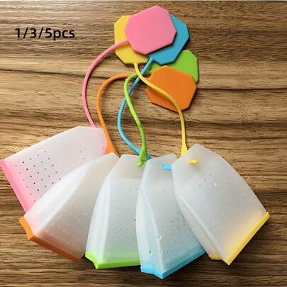 2 Silicone Tea Filters - Infuse A Perfect Cup Of Tea With Your Favorite Herbs And Spices - Easy To Use And Clean - Any Color