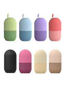 1pc Reusable Silicone Beauty Ice Roller, For Face & Eye Care, Helps Reduce Puffiness, Great Back-To-School Essential - Multicolor - View 4