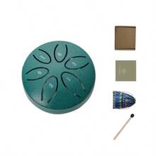 3-Inch 11-Note C Major Steel Tongue Drum, Professional-Grade Percussion Instrument, Ethereal Sound For Healing, Stress Relief, Music Enlightenment, Home Meditation, Outdoor Camping & Holiday Gift - Multicolor - View 5